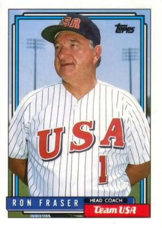 1992 Topps Traded #35T Ron Fraser/ NM-MT RC Rookie USA Baseball Card - Baseball Card Single