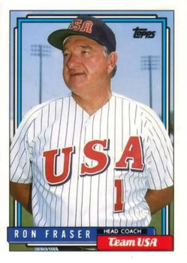 1992 Topps Traded #35T Ron Fraser/ NM-MT RC Rookie USA Baseball Card - Baseball Card Single