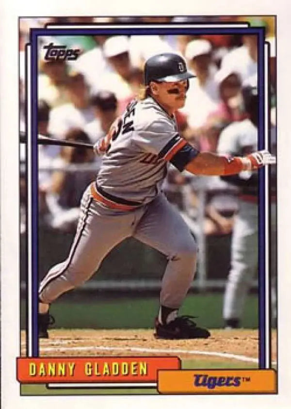 1992 Topps Traded #41T Dan Gladden NM-MT Detroit Tigers Baseball Card - Baseball Card Single