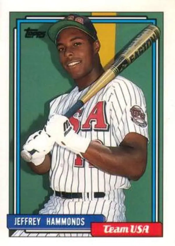 1992 Topps Traded #45T Jeffrey Hammonds NM-MT USA Baseball Card - Baseball Card Single