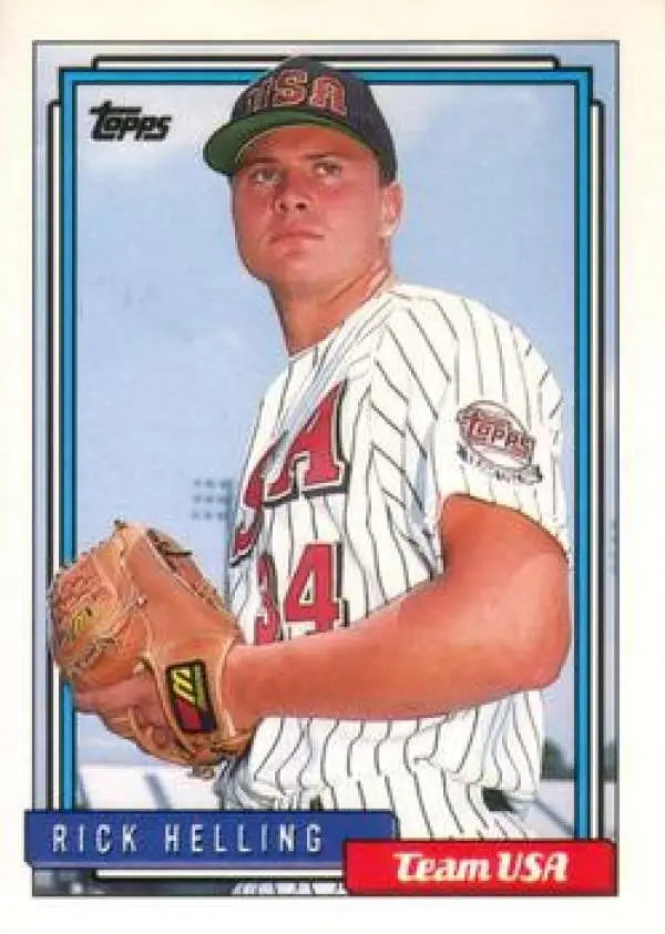1992 Topps Traded #48T Rick Helling NM-MT USA Baseball Card - Baseball Card Single