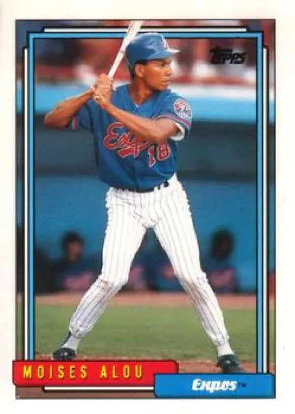 1992 Topps Traded #4T Moises Alou NM-MT Montreal Expos Baseball Card - Baseball Card Single