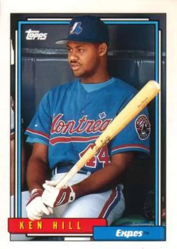 1992 Topps Traded #51T Ken Hill NM-MT Montreal Expos Baseball Card - Baseball Card Single