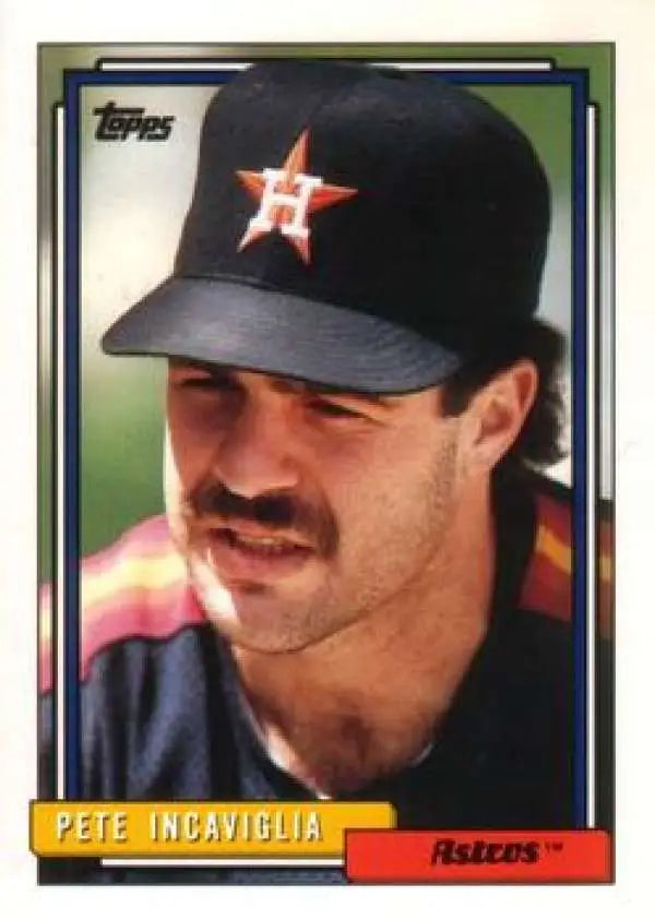 1992 Topps Traded #54T Pete Incaviglia NM-MT Houston Astros Baseball Card - Baseball Card Single
