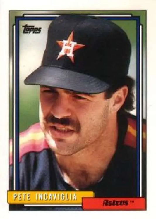 1992 Topps Traded #54T Pete Incaviglia NM-MT Houston Astros Baseball Card - Baseball Card Single
