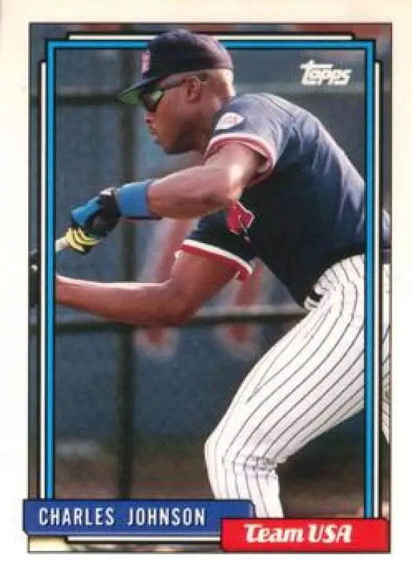 1992 Topps Traded #56T Charles Johnson NM-MT USA Baseball Card - Baseball Card Single