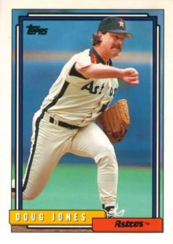 1992 Topps Traded #57T Doug Jones NM-MT Houston Astros Baseball Card - Baseball Card Single