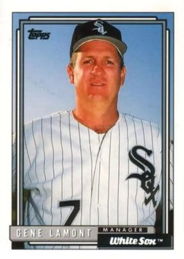 1992 Topps Traded #62T Gene Lamont NM-MT Chicago White Sox Baseball Card - Baseball Card Single
