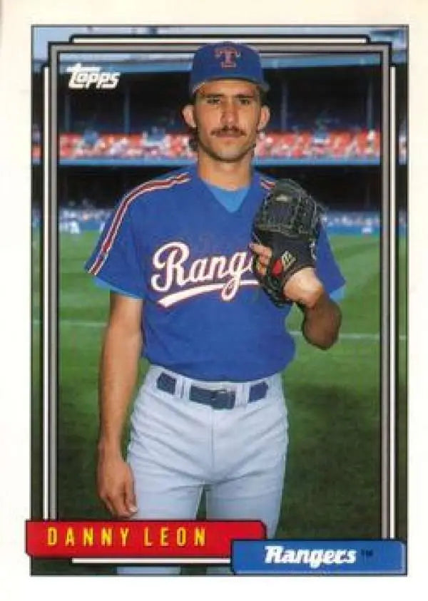 1992 Topps Traded #64T Danny Leon NM-MT RC Rookie Texas Rangers Baseball Card - Baseball Card Single