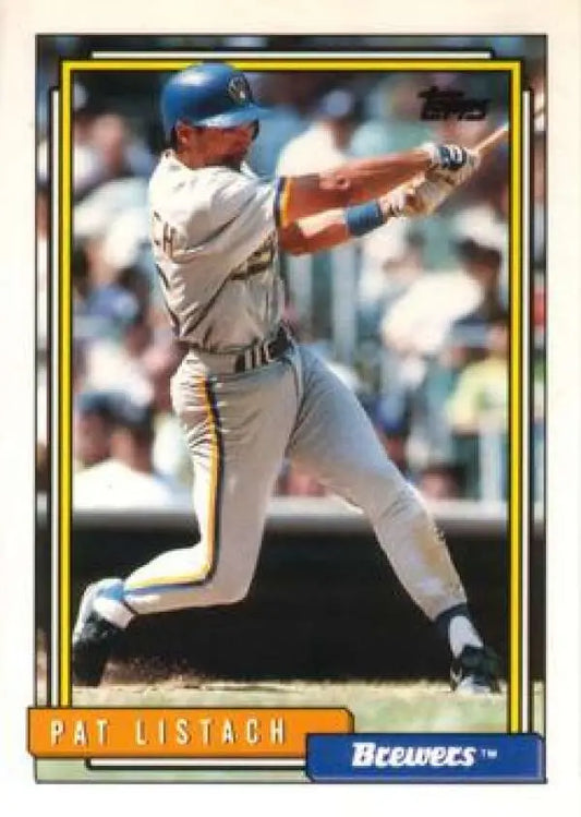 1992 Topps Traded #65T Pat Listach NM-MT RC Rookie Milwaukee Brewers Baseball Card - Baseball Card Single