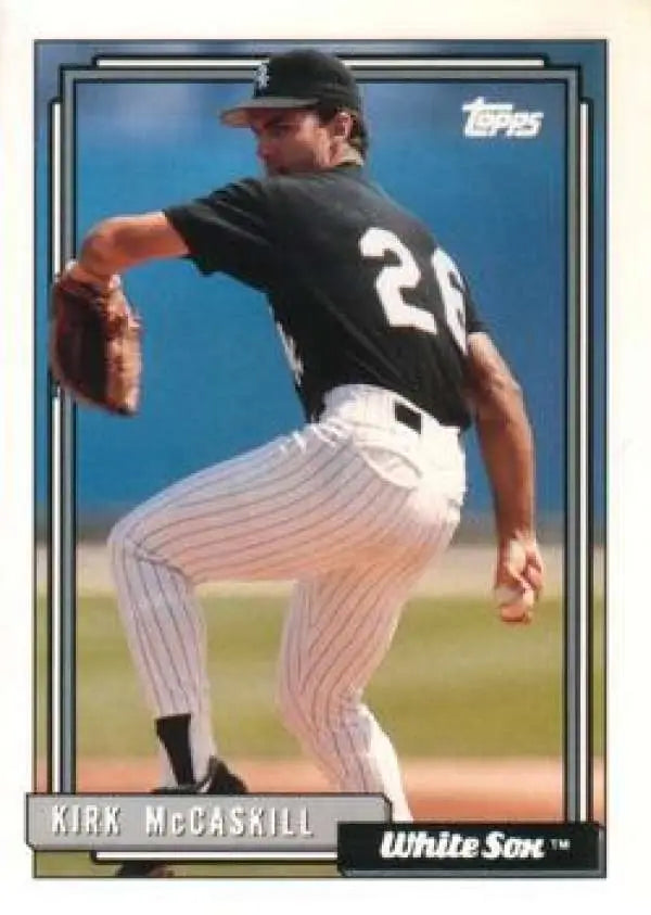 1992 Topps Traded #69T Kirk McCaskill NM-MT Chicago White Sox Baseball Card - Baseball Card Single
