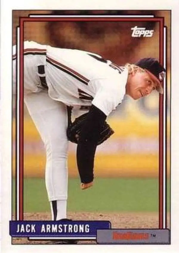1992 Topps Traded #6T Jack Armstrong NM-MT Cleveland Indians Baseball Card - Baseball Card Single