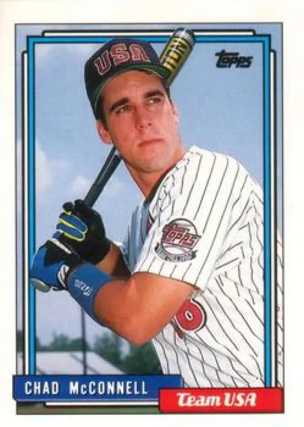 1992 Topps Traded #70T Chad McConnell NM-MT RC Rookie USA Baseball Card - Baseball Card Single