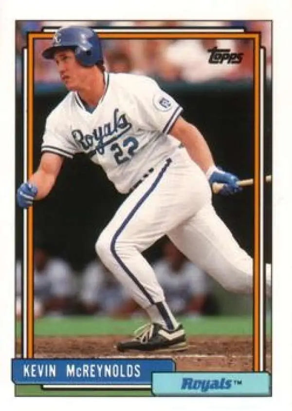 1992 Topps Traded #71T Kevin McReynolds NM-MT Kansas City Royals Baseball Card - Baseball Card Single