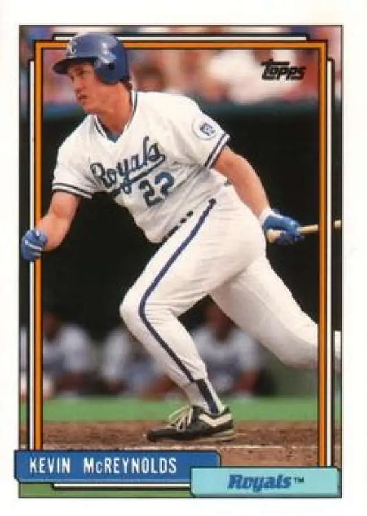 1992 Topps Traded #71T Kevin McReynolds NM-MT Kansas City Royals Baseball Card - Baseball Card Single