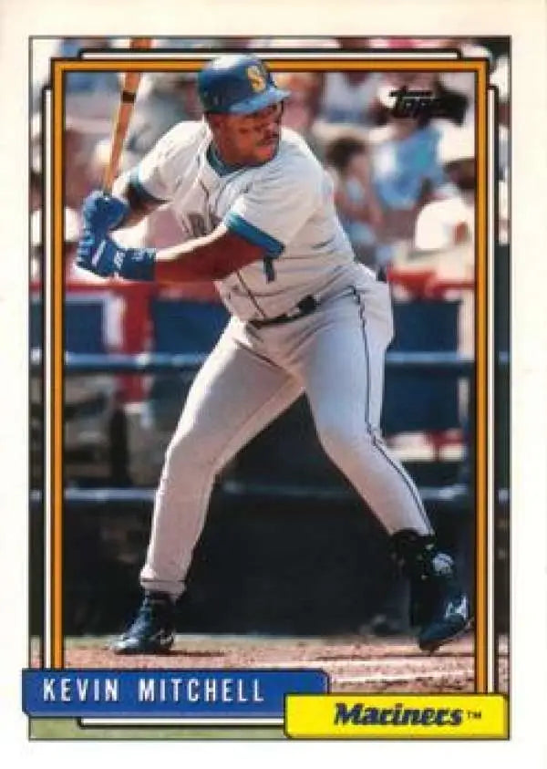 1992 Topps Traded #74T Kevin Mitchell NM-MT Seattle Mariners Baseball Card - Baseball Card Single
