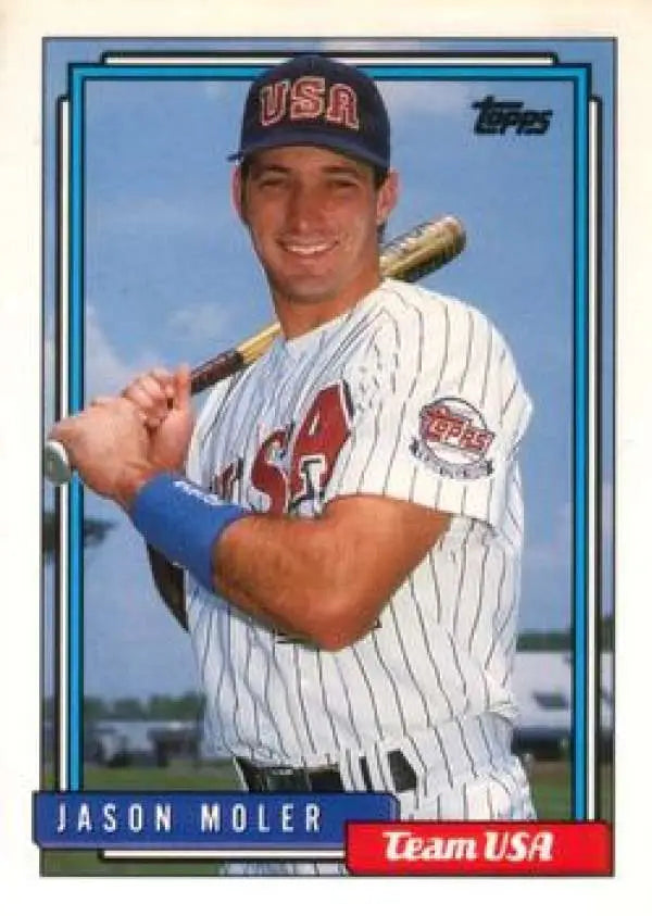 1992 Topps Traded #75T Jason Moler NM-MT RC Rookie USA Baseball Card - Baseball Card Single