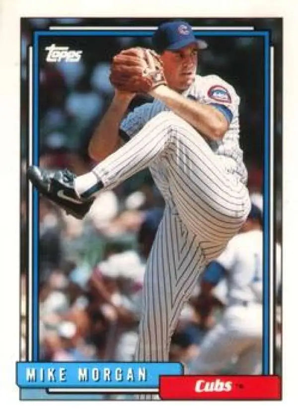 1992 Topps Traded #76T Mike Morgan NM-MT Chicago Cubs Baseball Card - Baseball Card Single