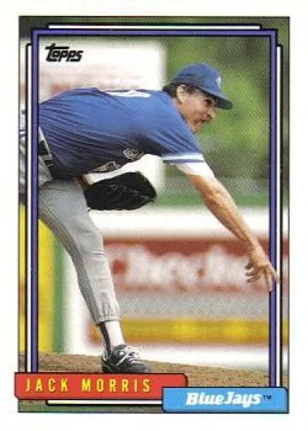 1992 Topps Traded #77T Jack Morris NM-MT Toronto Blue Jays Baseball Card - Baseball Card Single