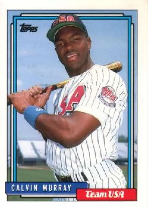 1992 Topps Traded #78T Calvin Murray NM-MT RC Rookie USA Baseball Card - Baseball Card Single