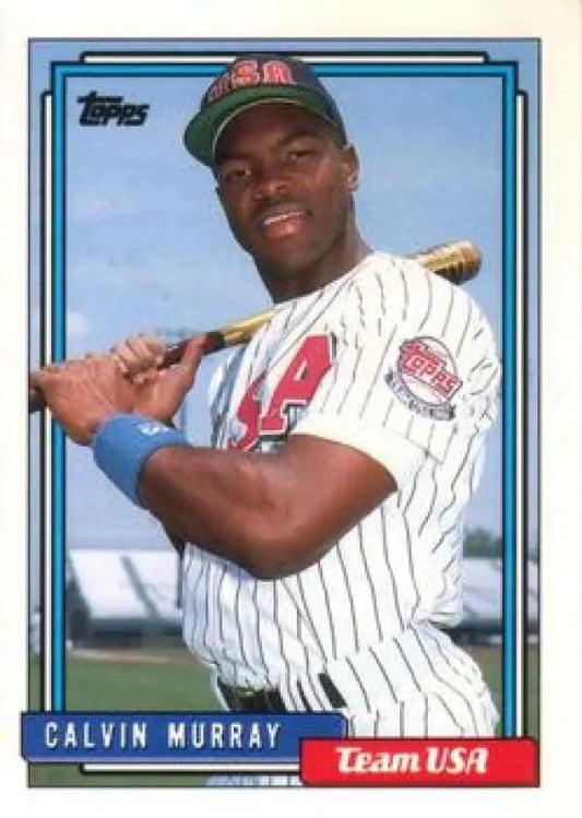 1992 Topps Traded #78T Calvin Murray NM-MT RC Rookie USA Baseball Card - Baseball Card Single