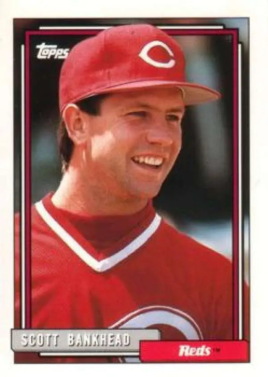 1992 Topps Traded #7T Scott Bankhead NM-MT Cincinnati Reds Baseball Card - Baseball Card Single