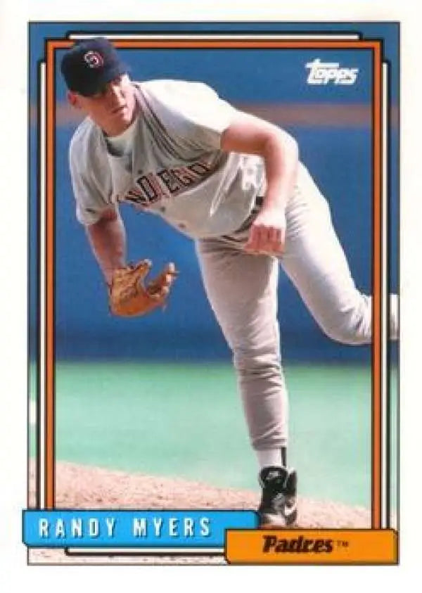 1992 Topps Traded #80T Randy Myers NM-MT San Diego Padres Baseball Card - Baseball Card Single