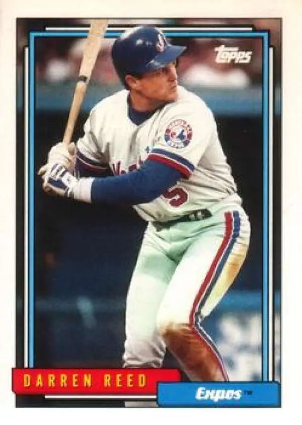 1992 Topps Traded #91T Darren Reed NM-MT Montreal Expos Baseball Card - Baseball Card Single
