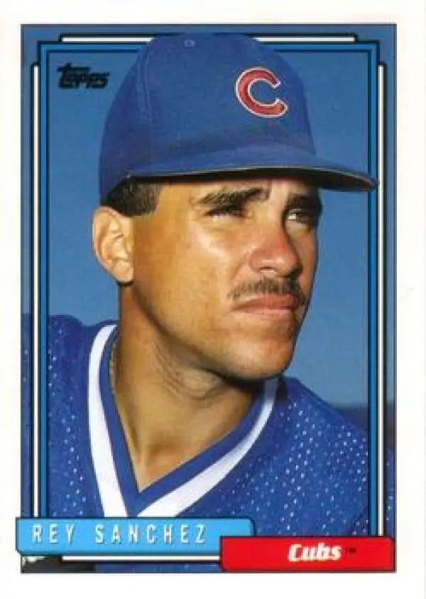 1992 Topps Traded #98T Rey Sanchez NM-MT RC Rookie Chicago Cubs Baseball Card - Baseball Card Single
