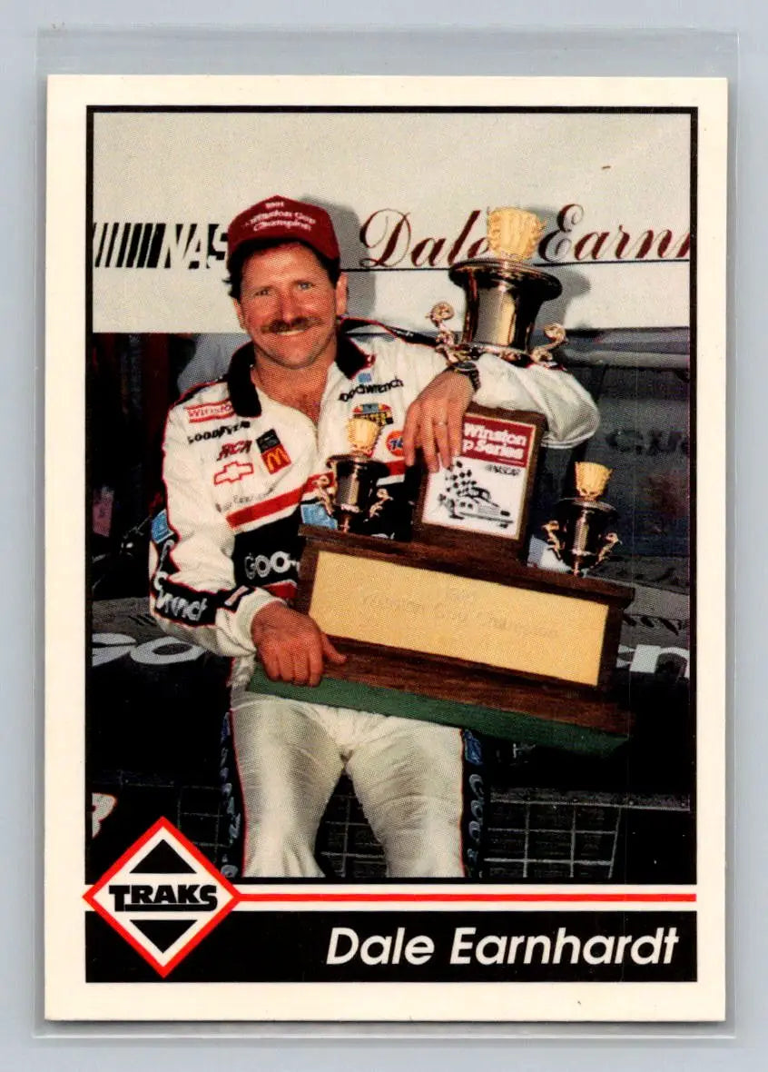 1992 Traks #3 Dale Earnhardt Richard Childress Racing - Racing Card Single