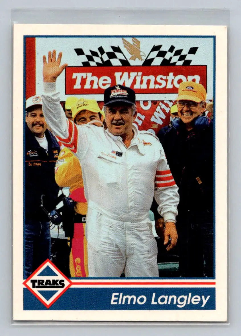 1992 Traks #64 Elmo Langley - Racing Card Single