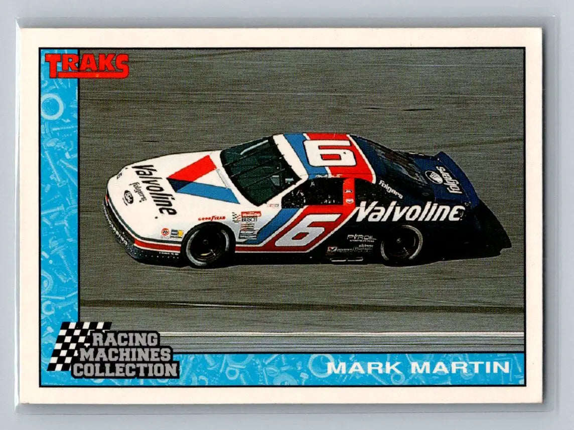 1992 Traks Racing Machines #6 Mark Martin Roush Racing - Racing Card Single