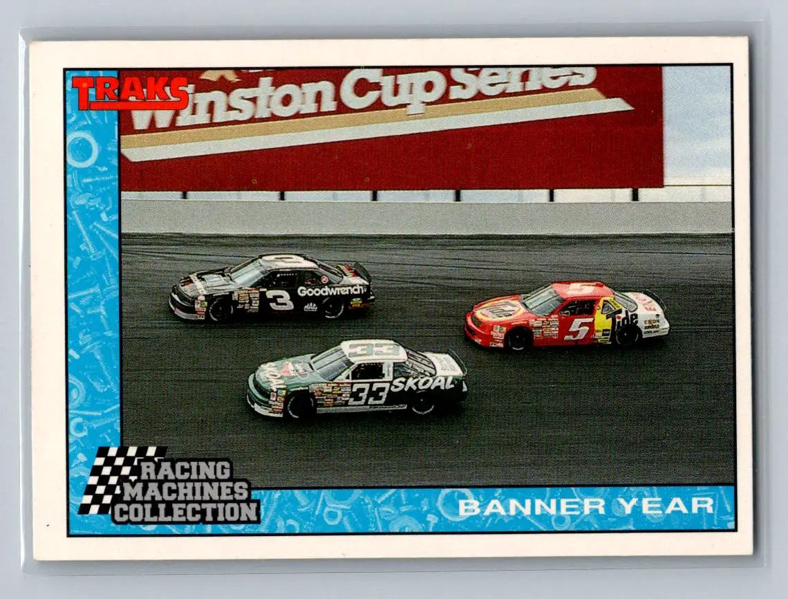 1992 Traks Racing Machines #9 Banner Year - Racing Card Single