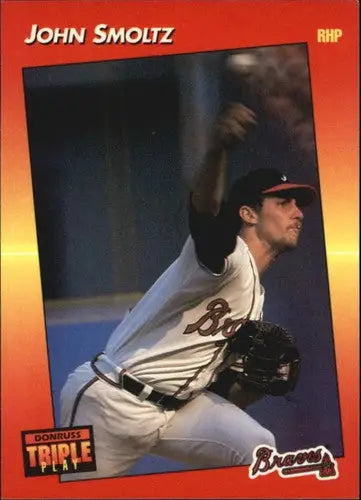 1992 Triple Play #172 John Smoltz NM-MT Braves - Baseball Card Single