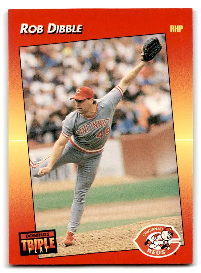 1992 Triple Play #257 Rob Dibble - Baseball Card Single