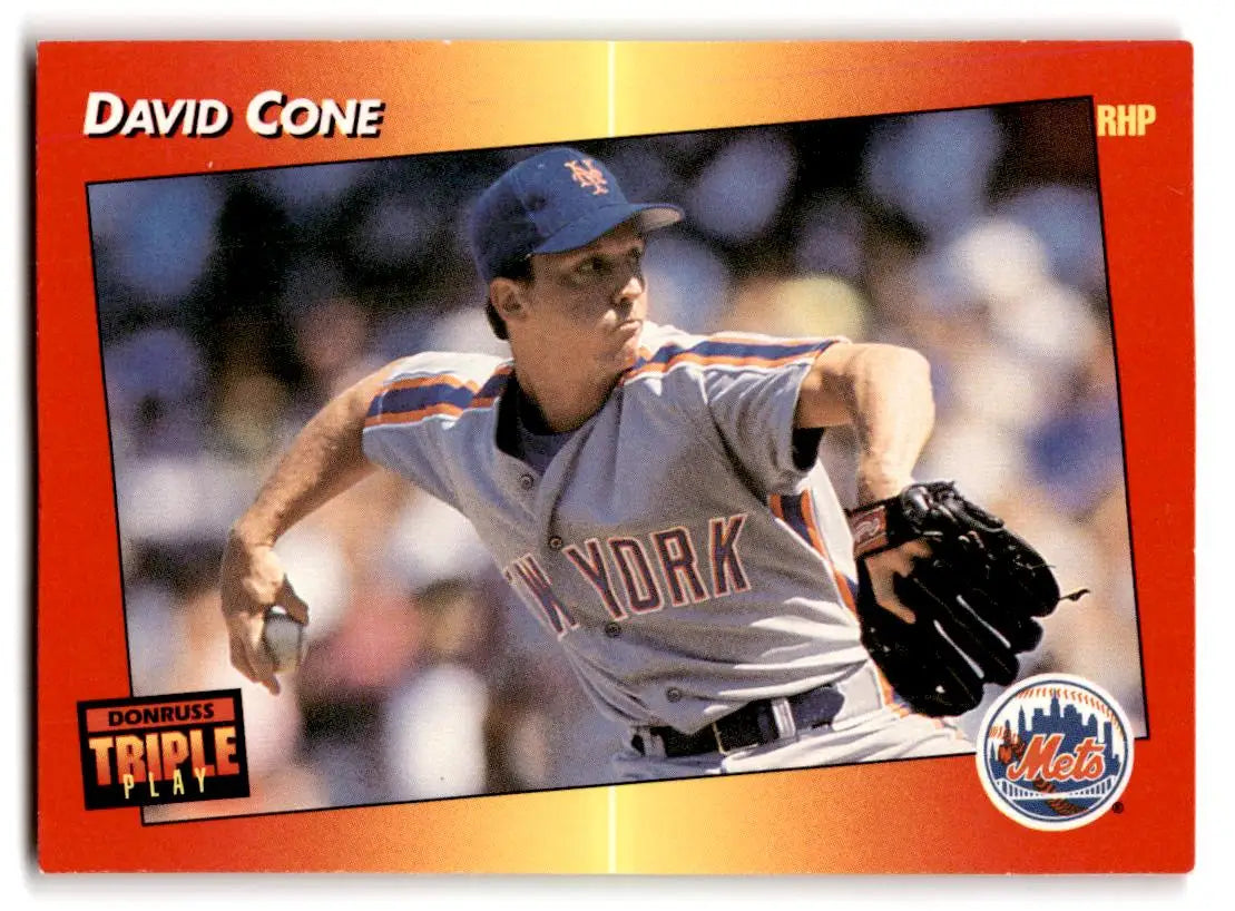 1992 Triple Play #35 David Cone - Baseball Card Single