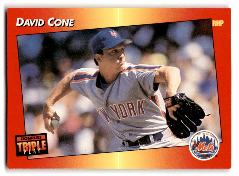 1992 Triple Play #35 David Cone - Baseball Card Single