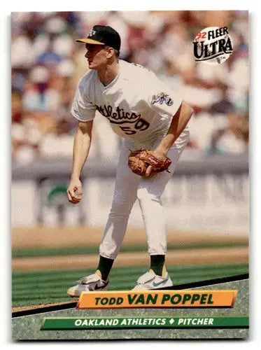 1992 Ultra #118 Todd Van Poppel Oakland Athletics Baseball Cards NM ID:55747 - Baseball Card Single