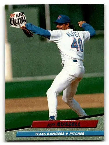 1992 Ultra #140 Jeff Russell Texas Rangers Baseball Cards NM Near Mi ID:55752 - Baseball Card Single