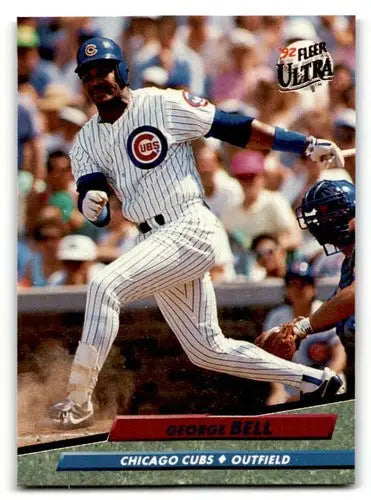 1992 Ultra #173 George Bell Chicago Cubs Baseball Cards NM Near Mint ID:55757 - Baseball Card Single