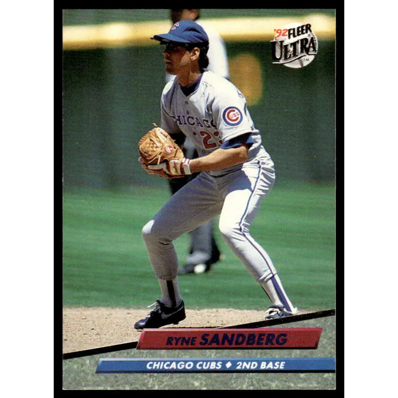 1992 Ultra #181 Ryne Sandberg EX Chicago Cubs Baseball Card - Baseball Card Single