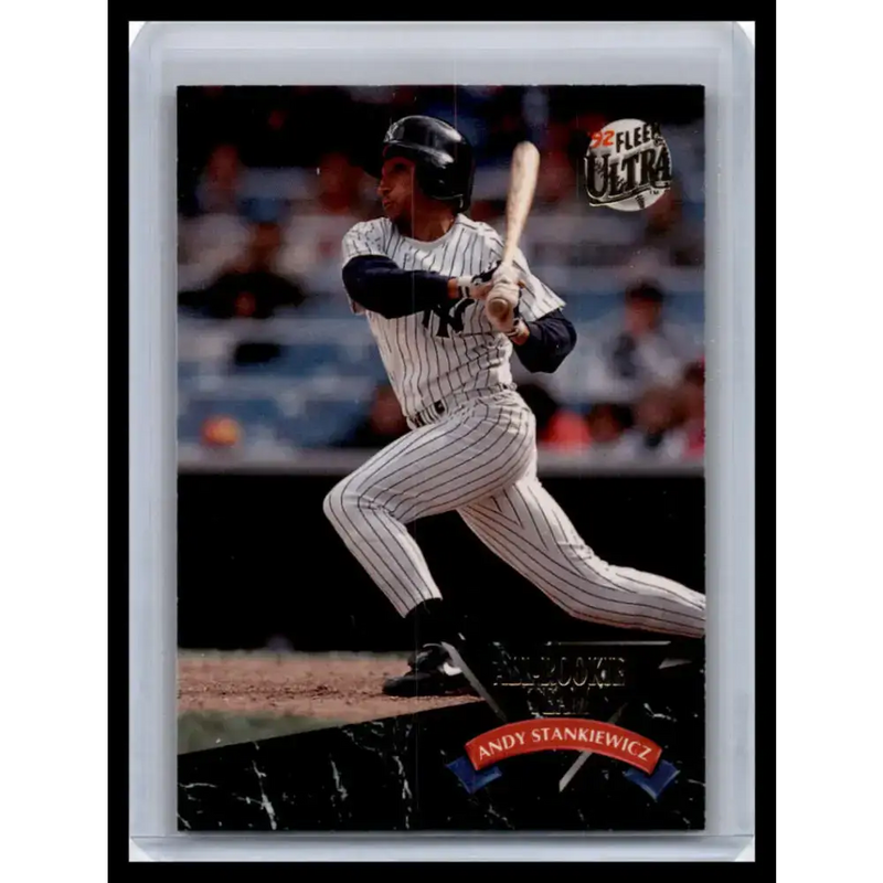 1992 Ultra #2 Andy Stankiewicz NM-MT New York Yankees Baseball Card - Baseball Card Single