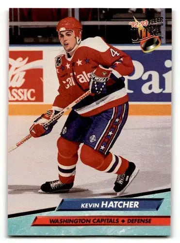 Original gloss Kevin Hatcher hockey card from 1992 Ultra #231 in Simply Sandoval collection