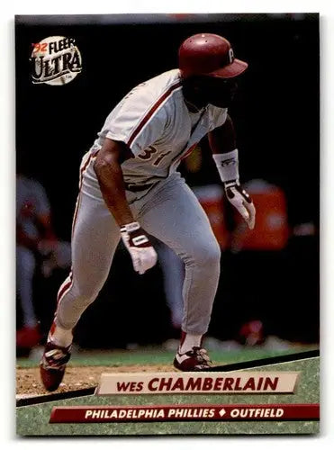 1992 Ultra #239 Wes Chamberlain Philadelphia Phillies Baseball Cards ID:55764 - Baseball Card Single