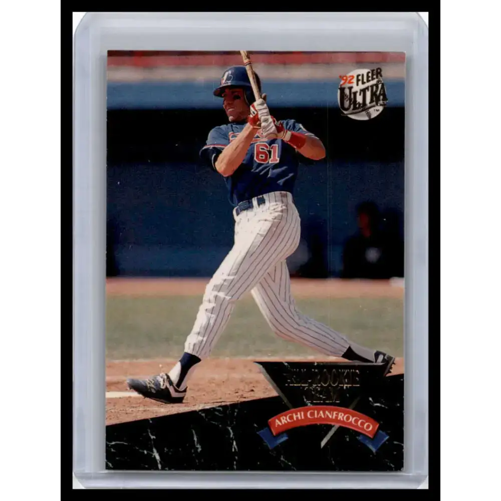 1992 Ultra #4 Archi Cianfrocco NM-MT Montreal Expos Baseball Card - Baseball Card Single