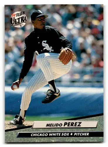 1992 Ultra #42 Melido Perez Chicago White Sox Baseball Cards NM Near ID:55762 - Baseball Card Single