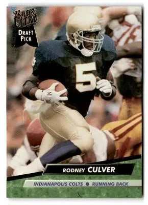 1992 Ultra #422 Rodney Culver - Football Card Single