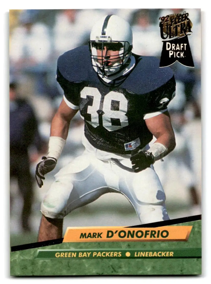 1992 Ultra #424 Mark D’Onofrio - Football Card Single