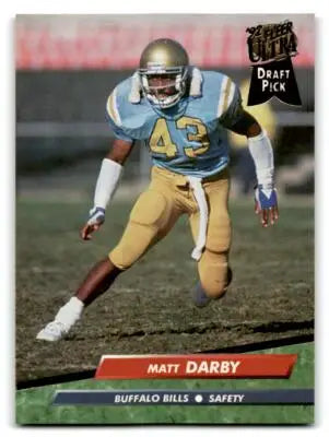 1992 Ultra #425 Matt Darby - Football Card Single