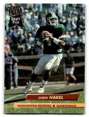 1992 Ultra #430 Chris Hakel trading card featuring baseball star Chris Hakel